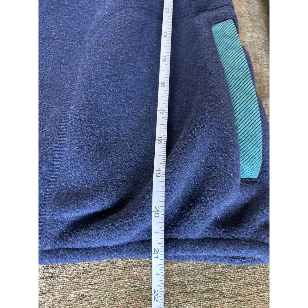 J.Crew Navy Green Warm-Up Fleece Pullover XS CP983 - Picture 12 of 12